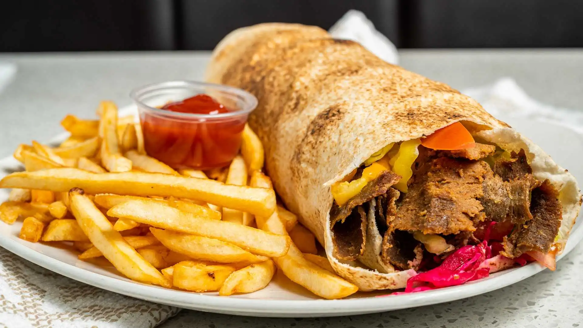 Best beef donair wrap in Calgary SE - Eat-A-Pita